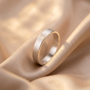 Mirror Trace 999 Fine Silver Ring