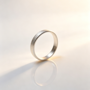 Quiet Texture 999 Fine Silver Ring